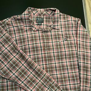 Fox button up worn once size xl
